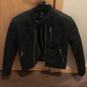 H&M leather jacket